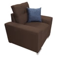 thumbnail image 3 of Sillon El Bazar Store Suecia Lino Chocolate 1 plaza Modular Moderno Sala, 3 of 4