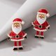 thumbnail image 5 of Festive Santa Claus Long Drop earrings - Sparkling Cubic Zirconia, Perfect for Christmas & Holiday Celebrations, 5 of 6