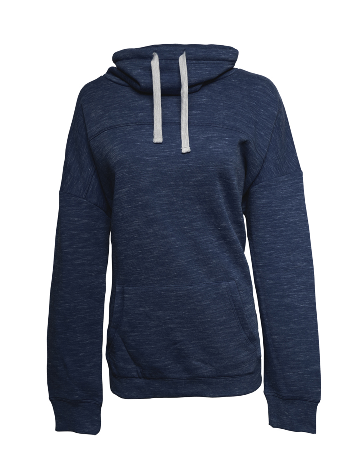 J America Ladies' Melange Fleece Cowl 