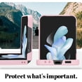 thumbnail image 4 of Case for Samsung Galaxy Z Flip 5 5G 2023, Slim Fit Z Flip 5 Case for Women Girls, Ultra Thin Hard PC Back Anti-Scratch Full Protection Protective Cover for Galaxy Z Flip 5 2023 (Pink), 4 of 12