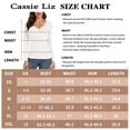 thumbnail image 6 of Thermal Tops for Women V Neck Lace Fleece Long Sleeve Shirt Warm Base Layer Thermal Underwear Tops, 6 of 6