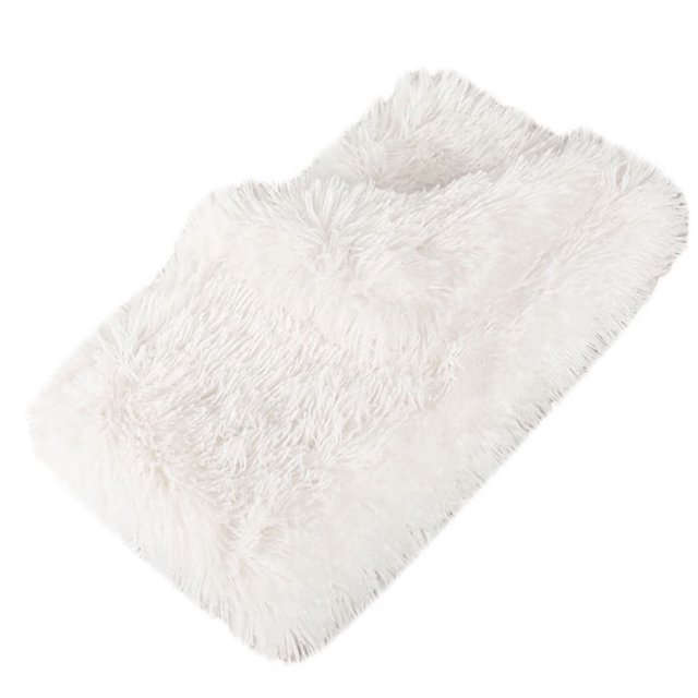 Methold Manta TureClos para mascotas, alfombrilla de felpa para animales pequeños, almohadilla cálida y suave, alfombra de 2 capas, cama, sofá, Suministros para perros Blanco S Methold PT000210-07