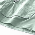thumbnail image 5 of Denim Shorts for Men Size 32 Men's Athletic Shorts Summer Lightweight Vintage Loose Straight Shorts with Pockets Outdoor Running Sports Cargo Shorts Green 4XL, 5 of 7