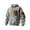 Light Gray, variant on Yiaimeir Mens Casual Pullover Hoodie with Zippered Chest Pocket and Patchwork Design Long Sleeve Warm Sweatshirt for Outdoor Activities