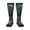 3 Black, variant on Women's Knee High Socks Alligator Skin Seamless Green Texture Thermal Soft Knee Long Socks