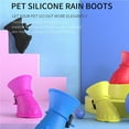 thumbnail image 3 of Methold Zapatos de lluvia impermeables para mascotas, botas de lluvia para mascotas de alta elasticidad con borde seguro, zapatos para perros Juguetes para gatos Negro, 3 of 6