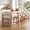 Natural Finish, variant on Christopher Knight Home Minimalist 26.77" Counter Height Bar Stools, Solid Wood Frame, Walnut, Set of 2