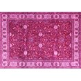 thumbnail image 1 of Ahgly Company Indoor Rectangle Persian Pink Traditional Area Rugs, 2' x 5', 1 of 4
