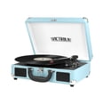 thumbnail image 1 of Victrola Tourne-Disque Vintage à 3 Vitesses Bluetooth Portable avec Haut-Parleurs Intégrés, Son Audio de Plateau Tournant Amélioré, Comprend un Stylet Supplémentaire, Cognac, 1 of 5
