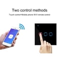 thumbnail image 3 of Interruptor de luz táctil WiFi, Interruptor inteligente para luces LED, Trabaja /, Control remoto de aplicación, Temporizador, Panel de 3 pandils Sunnimix Interruptor táctil inteligente, 3 of 8
