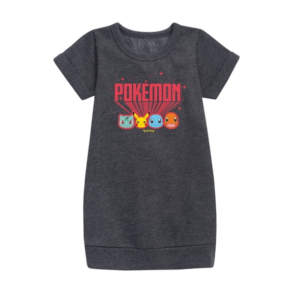 Pokémon - Retro Pokémon  - Youth Girls Fleece Dress