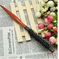 thumbnail image 1 of Mini Brosse Ronde en Poils de Sanglier avec Manche en Bois pour un Contrôle Doux et une Réduction des Frisottis, 1 of 4