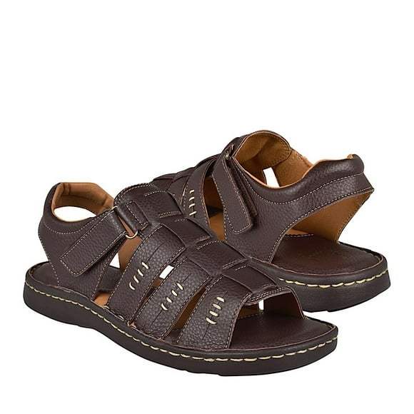 SANDALIAS CASUALES PARA CABALLERO NOMADAS 12000 SIMIPIEL CAFÉ NOMADAS 12000
