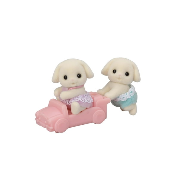 Figuras Sylvanian Families Rabbit Twins para casa de muñecas