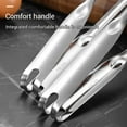 thumbnail image 5 of Bxaolu Tongs For Cooking - Stainless Steel Kitchen Tong, Heavy Duty Metal Tongs - Perfect for Food,Salad and BBQ Dishwasher, 5 of 9