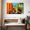 thumbnail image 3 of Elephant Stock Bellagio Village Wall Art - Horizontal Canvas Wall Art - Living Room Wall Decor - Places Canvas - Orange And Green Decor - 45" x 30", 3 of 8