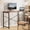Brown, variant on Rustic Modern 40in Study Writing Desk, X-Shape Reinforced Frame Computer Desk, Minimalist Spacious Work Table for Indoor Home Office Bedroom Decor