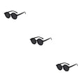 thumbnail image 4 of Minnieouse Gafas de sol ópticas redondas Gafas de bebé Crema Ropa de ojos Accesorios de ropa de moda para protección de ojos Negro brillante Gris Type1 NO1 Minnieouse CBP392224, 4 of 6
