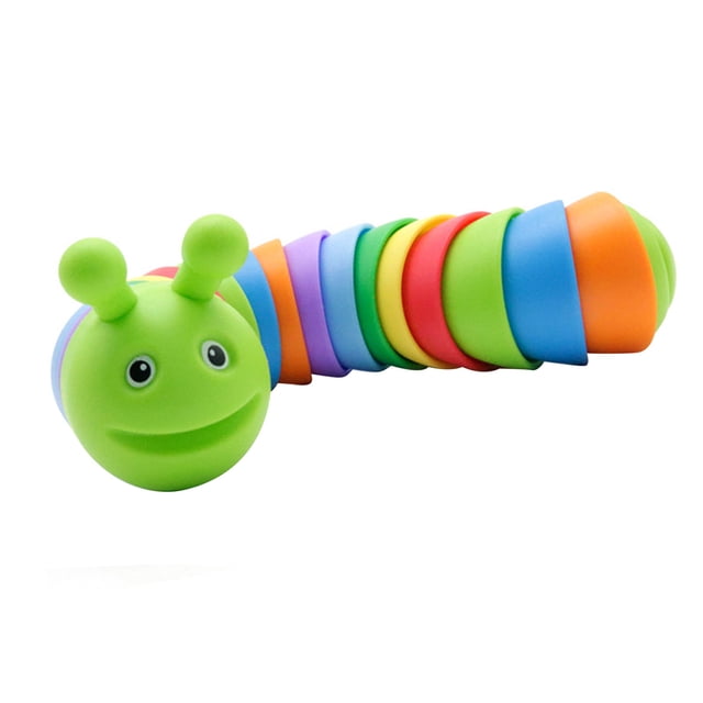 Descompresión del Juguete Caterpillar, Descompresión de la Resina Sintética del Juguete Duradera para El Jardín de Infantes
