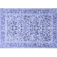 thumbnail image 1 of Ahgly Company Machine Washable Indoor Rectangle Persian Blue Traditional Area Rugs, 8' x 10', 1 of 4