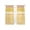 Lemon Yellow Light Yellow, variant on Sage Green Grey Boho Sheer Curtains 54 Inch Length 2 Panels Set Window Treatments, Vintage Ethnic Tribe Abstract Art Rod Pocket Semi Curtains for Living Room/Bedroom/Kitchen Décor, 104"W x 54"L