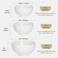 thumbnail image 6 of Small White Bowls Set of 8, 10 Oz Ice Cream Bowls - Little Ceramic Bowls for Bouillon,Side Dishes, Dessert, Oatmeal, Fruit, Portion Control - Dishwasher & Microwave Safe., 6 of 7