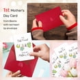 thumbnail image 2 of WaaHome Funny Best Friend First Mother’s Day Card - Cute Happy 1st for Friends Bestie Sister Mom to Be Card Gift with Envelope, 2 of 7