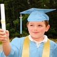 thumbnail image 6 of 2Pcs Unisex Graduation Gown With Gold Stole Sash Set 2026 Kindergarten Preschool Graduation Dress Robe For Boys Girls 2-12Y School Ceremony Outfits Graduation Gifts For Kids Non Cap Sky Blue,33=8-9Y, 6 of 7