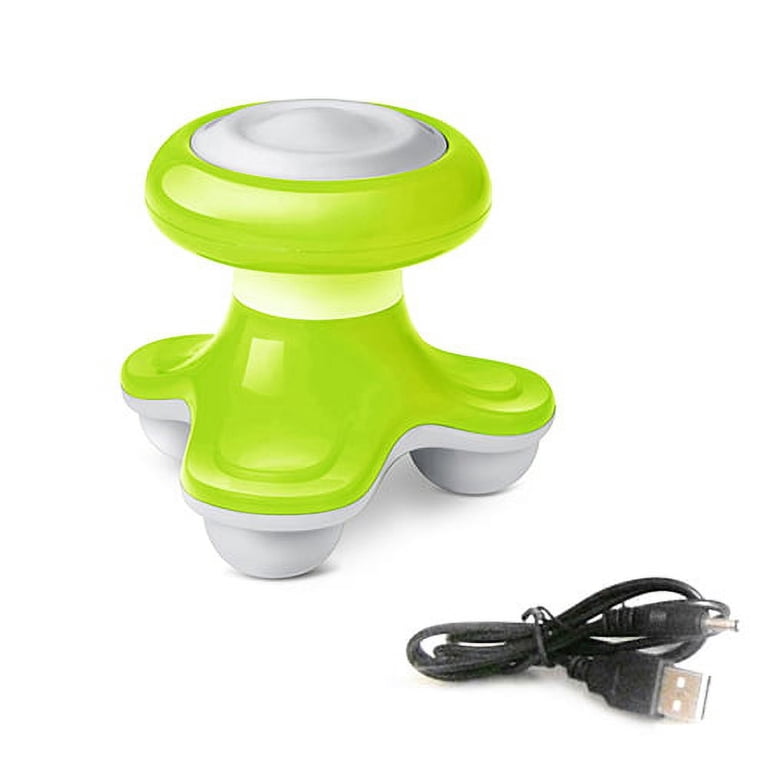 Happydeer Mini Wave Vibrating Massager Electric Handled Battery USB Full Body  Massage