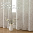 thumbnail image 4 of sasyxdc Linen Blend Curtains 63 Inch Length 2 Panels Set  Light Filtering Soft Airy Rhombus Printed Rod Pocket Window Drapes for Living Room  38Wx63L Inch  2 PCS dyu, 4 of 8