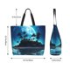 thumbnail image 5 of Disketp Hawaiian Beach Pirate Moon Bolsa Tote Estampada para Mujer, Bolso de Hombro y de Mano para Compras y Viajes, 5 of 8