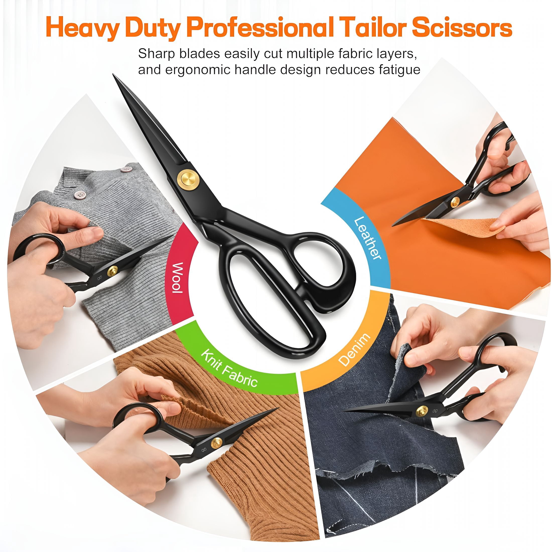 TUWAFE Sewing Kit for Adults with Heavy Duty Fabric Scissors,241 Pcs Hand Travel Sewing Kit Professional Needle and Thread Kit,Portable Sewing Supplies for Travel Home Beginners