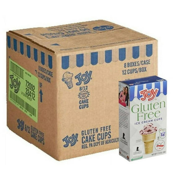 JOY Flat Bottom Gluten-Free Cake Cone - 96/Case | Delicious Treats for Gluten-Free Enjoyment