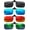 4pack-gray+blue+red+green, variant on Clip Sunglasses for Men Women Polarized Fit Over Prescription Glasses Fishing Driving