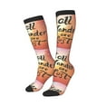 thumbnail image 3 of Cauagu Not All Who Wander Are Lost Print Women's Men's Ankle Socks 1-pack Casual Athletic Socks for Unisex Adult Moisture-Wicking Socks for Daily Wear/Running/Sport, 3 of 8