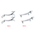 thumbnail image 3 of Moyic 2 uds soporte para palillos de vajilla de aleación de Zinc soporte para tenedor de cuchara estante de dibujos animados para comedor de Mostrada plata 8*3 cm, 3 of 6