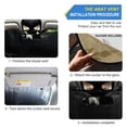 thumbnail image 2 of Eagle Kraft Paper Car Windshield Sun Shade Reflector Sunshade Foldable for Front Keeps Vehicle Cool, 2 of 8