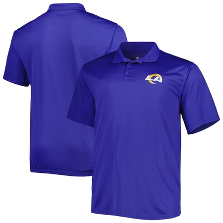 Men s Royal Los Angeles Rams Big & Tall Birdseye Polo