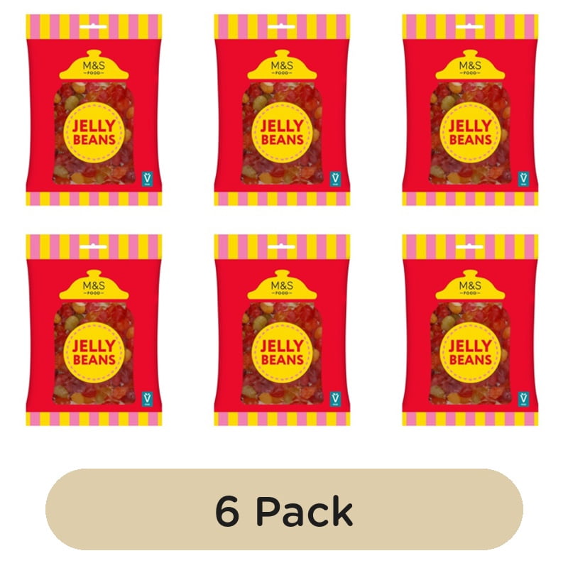 M&S Jelly Beans 180g, British Import (Pack of 6)