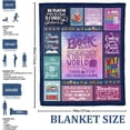 thumbnail image 4 of JUYGO Cadeaux pour Enseignants, Cadeaux d'Appréciation pour Enseignants, Couvertures pour Femmes, Meilleurs Cadeaux pour Enseignants, Couvertures de Rentrée des Classes pour la Journée des Enseignants 60"x80 Pouces, 4 of 6
