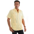 thumbnail image 6 of Mojito Collection Big Size Mojito Guayabera Shirt Classic Poly Cotton Short Sleeve 3X-8X, 6 of 10
