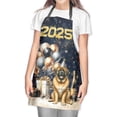 thumbnail image 2 of Happy New Year Mastiff Welcome 2025 Balloon Firework Party Apron Mastiffs Dog Lover Gifts Idea for Cooking Grilling Baking Painting Gardening - 01014, 2 of 5
