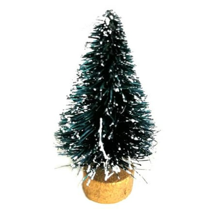 Raypadula Mini Christmas Tree Pine Tree With Golden Bottom Micro Landscape Accessories Mini Scene Diy Cottage