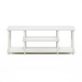 thumbnail image 4 of Furinno Turn-N-Tube No Tools 3D 3-Tier Entertainment TV Stands in White/White, 4 of 6
