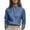 Blue-Shirts for women, variant on FNFYFH Long Sleeve Cotton Shirts for Women V Neck Mandarin Collar Shirt Business Casual Tops