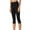 Black, variant on Aboser Women High Waist Capri Pants Athletic Tummy Control Workout Pants Sporty Running Yoga Leggings for Women Butt Lift Gym Clothes
