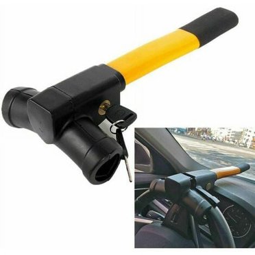Car Anti-Theft Rod Steering Wheel Lock Universal Retractable Car Security Anti-Theft Steering Wheel Bar T-Lock,Versailles Laegsmetg
