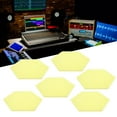 thumbnail image 4 of Planche d'Absorption Sonore, Panneaux Insonorisés Réduction de Bruit Fibre de Polyester Ignifuge pour Studios d'Enregistrement Rouge Foncé, Gris Foncé, Vert, Jaune Clair, Jaune, Gris Argenté, Bleu, 4 of 8