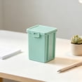thumbnail image 3 of Tepsmf Macaron Color Rectangular Storage Box with Lid Desktop Plastic Small Organizer Container for Pens Crafts Desk Supplies, 3 of 6