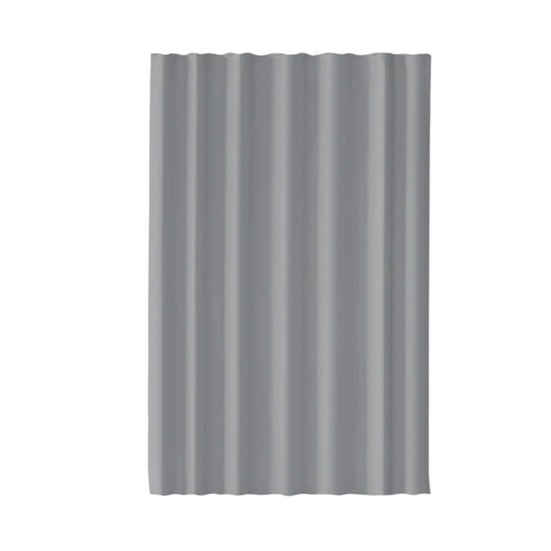 Cortina de ducha de poliéster impermeable y antimoho, 180 x 180 cm, con textura esmerilada, sin perforaciones, ideal para el baño.